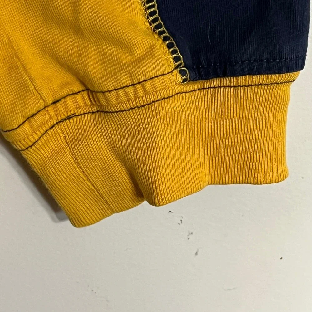 Reebok St Louis Blues NHL Long‎ Sleeve T-Shirt Boys XL  Navy Blue Yellow Hockey